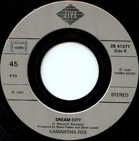 Samantha Fox - Nothing's Gonna Stop Me Now (7") - Discogs image 4