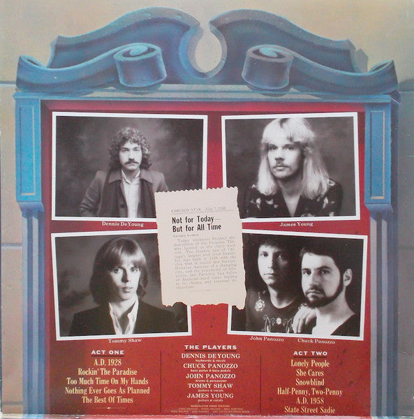 Styx - Paradise Theatre (LP) - Discogs image 2