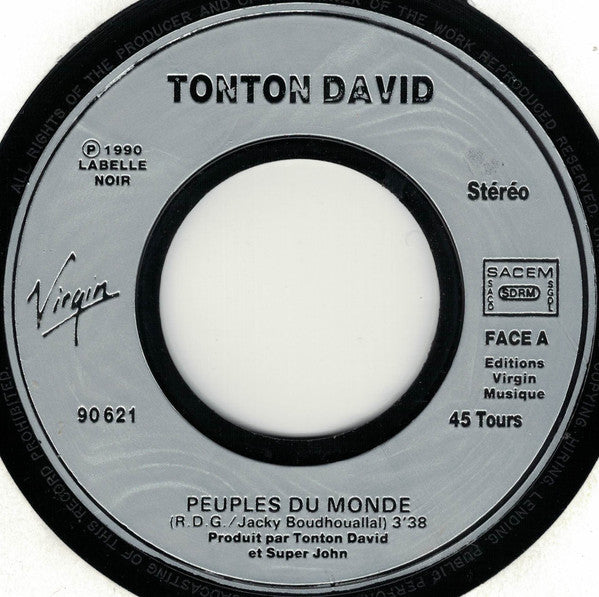 Tonton David - Peuples Du Monde (7") - Discogs image 3