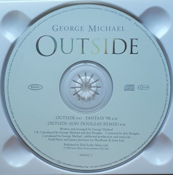 George Michael - Outside (CD) - Discogs image 4