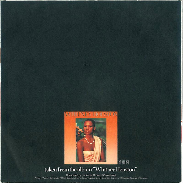 Whitney Houston - Saving All My Love For You (7") - Discogs image 2