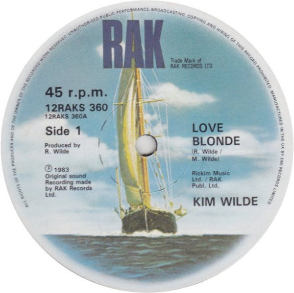 Kim Wilde - Love Blonde (12") - Discogs image 3