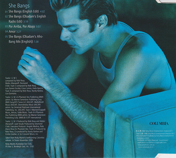 Ricky Martin - She Bangs (CD) - Discogs image 2