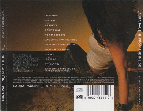 Laura Pausini - From The Inside (CD) - Discogs image 2