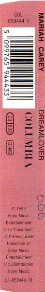 Mariah Carey - Dreamlover (CD) - Discogs image 2