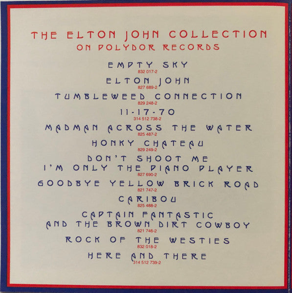Elton John - Greatest Hits (CD) - Discogs image 7