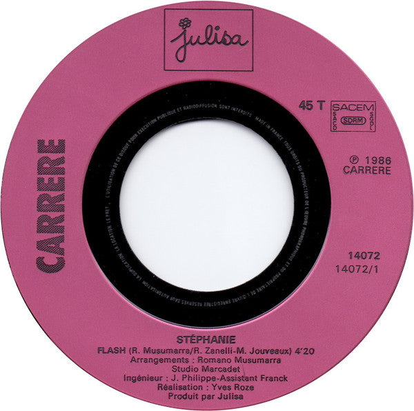 Stephanie (2) - Flash (7") - Discogs image 3
