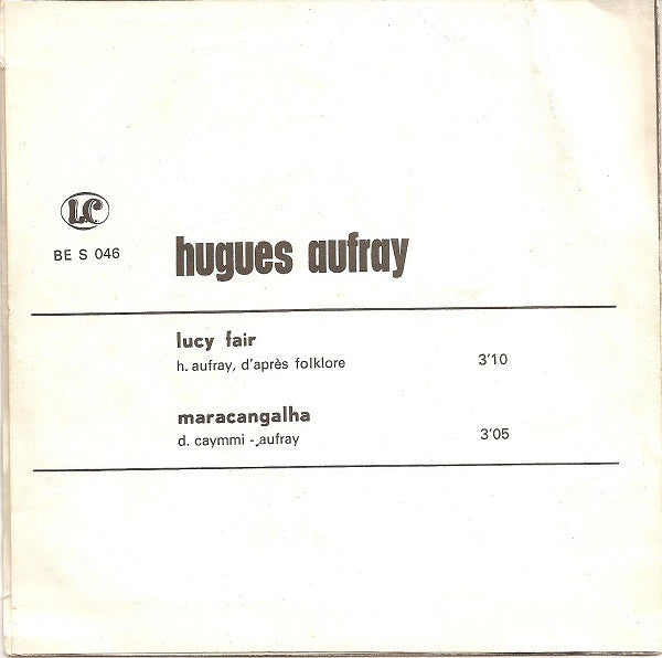 Hugues Aufray - Lucy Fair / Maracangalha (7") - Discogs image 2