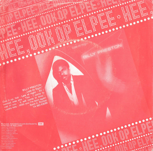 Billy Preston Featuring Syreeta - It Will Come In Time (7") - Discogs image 2