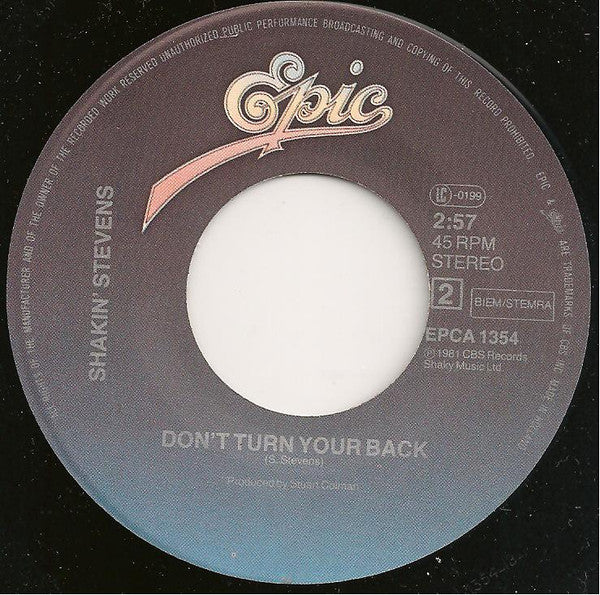Shakin' Stevens - Green Door (7") - Discogs image 4