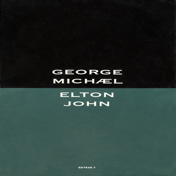 George Michael, Elton John - Don't Let The Sun Go Down On Me (7")