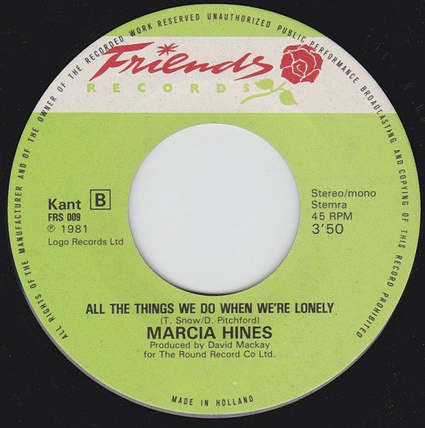 Marcia Hines - Your Love Still Brings Me To My Knees (7") - Discogs image 4