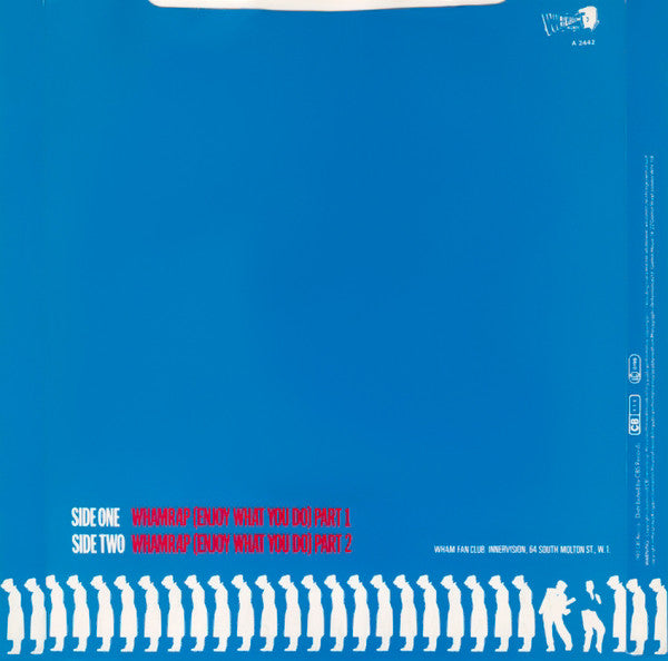 Wham! - Wham Rap (Enjoy What You Do) (U.S. Re-Mix Parts 1 And 2) (7") - Discogs image 2