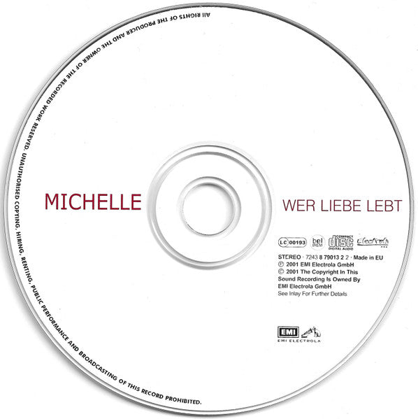 Michelle - Wer Liebe Lebt (CD) - Discogs image 5