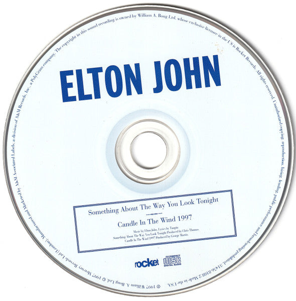 Elton John - Something About The Way You Look Tonight / Candle In The Wind 1997 (CD) - Discogs image 3