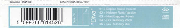 Dana International - Diva (CD) - Discogs image 2