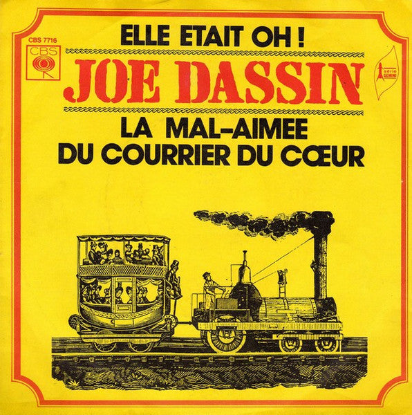 Joe Dassin - Elle Etait Oh! / La Mal-aimée Du Courrier Du Cœur (7")