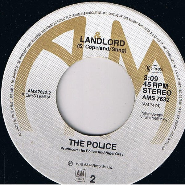 Police, The - Message In A Bottle (7") - Discogs image 4