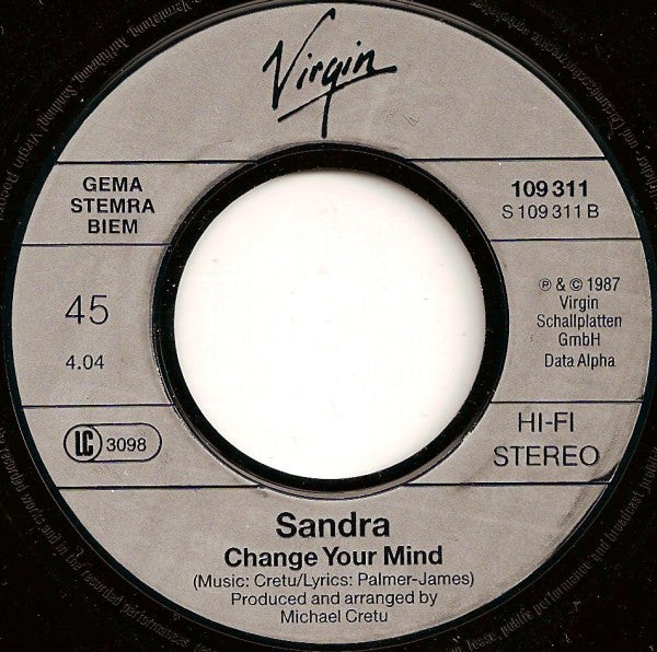 Sandra - Everlasting Love (7") - Discogs image 4