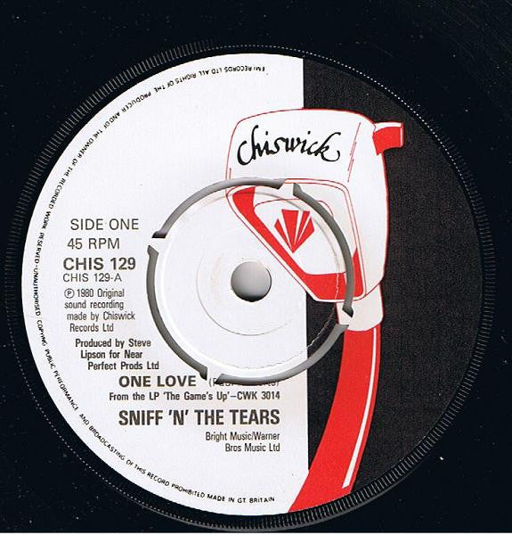 Sniff 'n' the Tears - One Love (7") - Discogs image 3