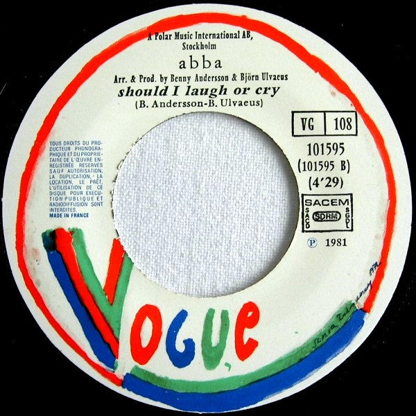 ABBA - One Of Us (7") - Discogs image 4