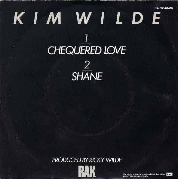 Kim Wilde - Chequered Love (7") - Discogs image 2