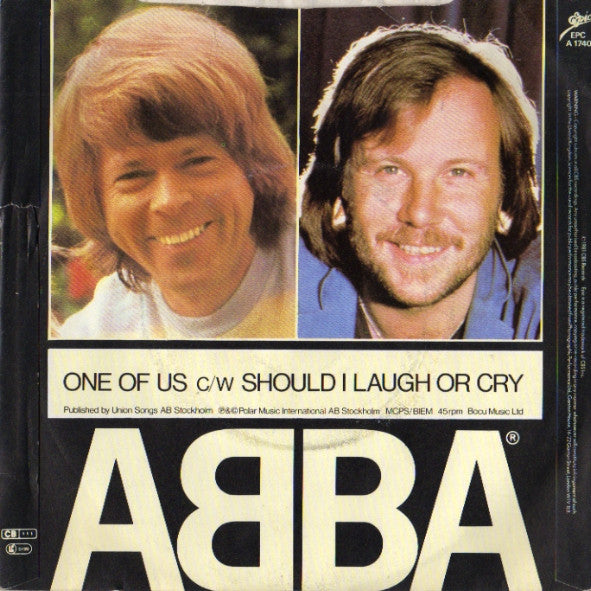 ABBA - One Of Us (7") - Discogs image 2