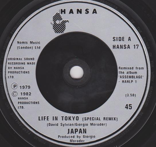 Japan - Life In Tokyo (7") - Discogs image 3