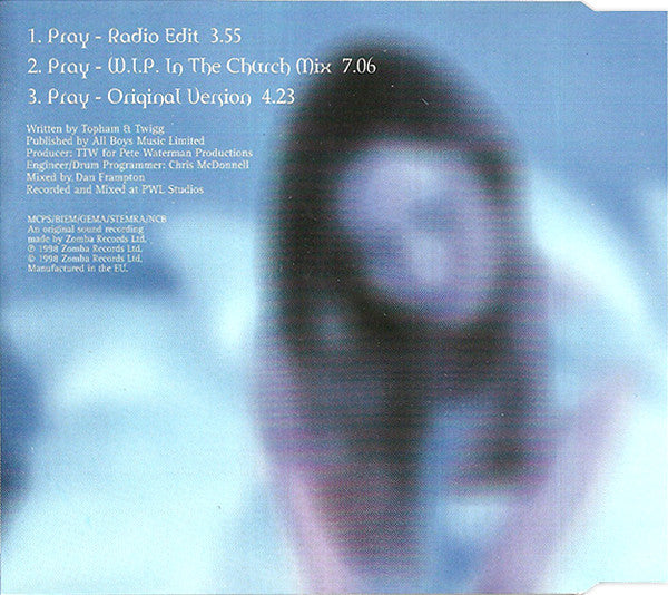 Tina Cousins - Pray (CD) - Discogs image 3