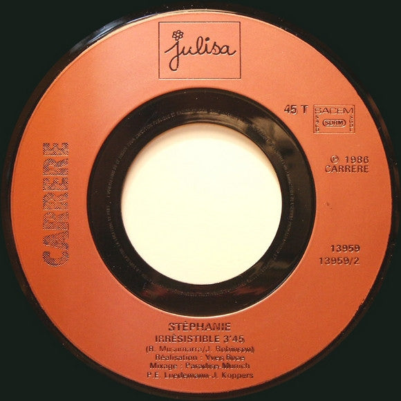 Stephanie (2) - Ouragan (7") - Discogs image 4