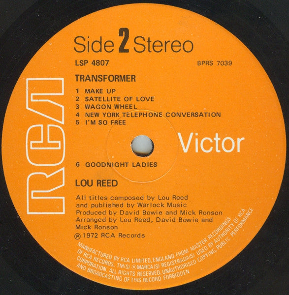 Lou Reed - Transformer (LP) - Discogs image 4