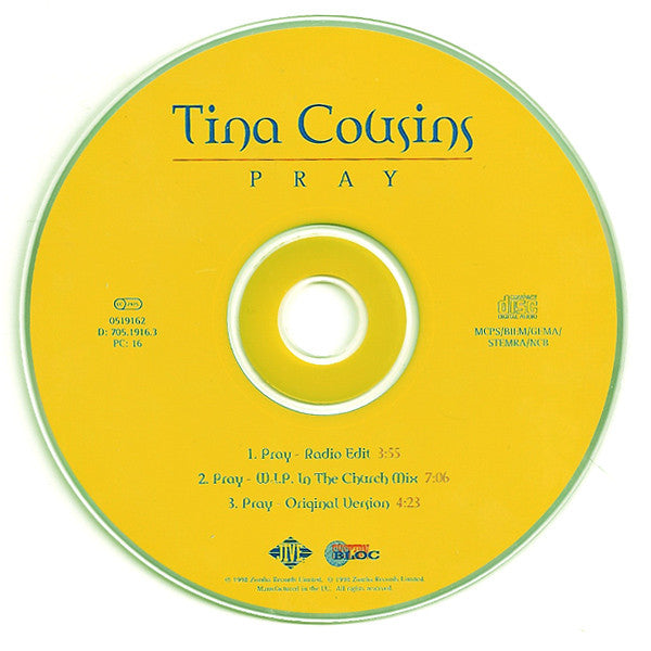 Tina Cousins - Pray (CD) - Discogs image 4