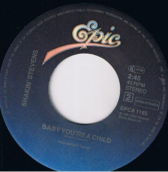Shakin' Stevens - You Drive Me Crazy (7") - Discogs image 4
