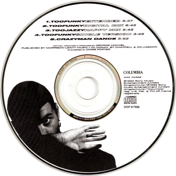 George Michael - Too Funky (CD) - Discogs image 3