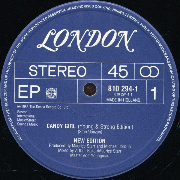 New Edition - Candy Girl (12") - Discogs image 3
