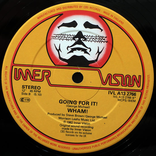 Wham! - Young Guns (Go For It) (12") - Discogs image 4