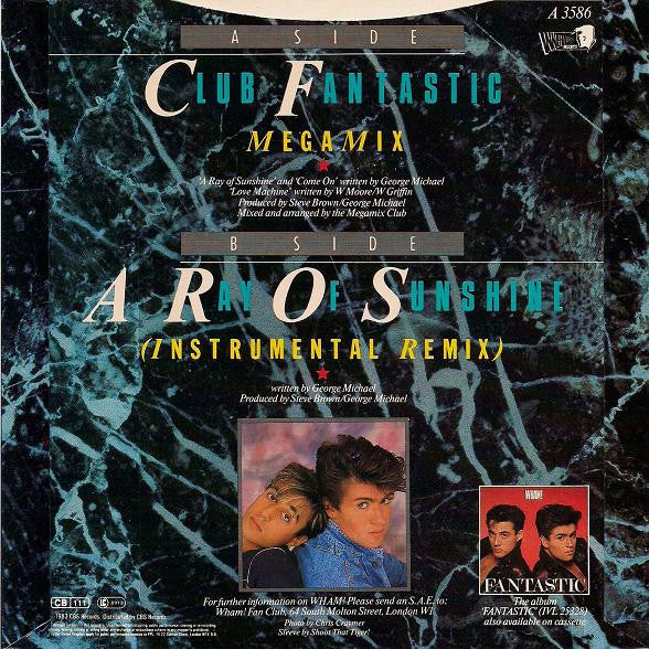 Wham! - Club Fantastic Megamix (7") - Discogs image 2