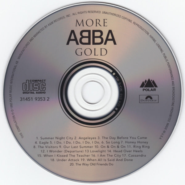 ABBA - More ABBA Gold (More ABBA Hits) (CD) - Discogs image 3