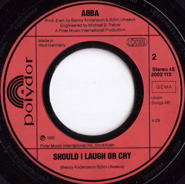 ABBA - One Of Us (7") - Discogs image 4