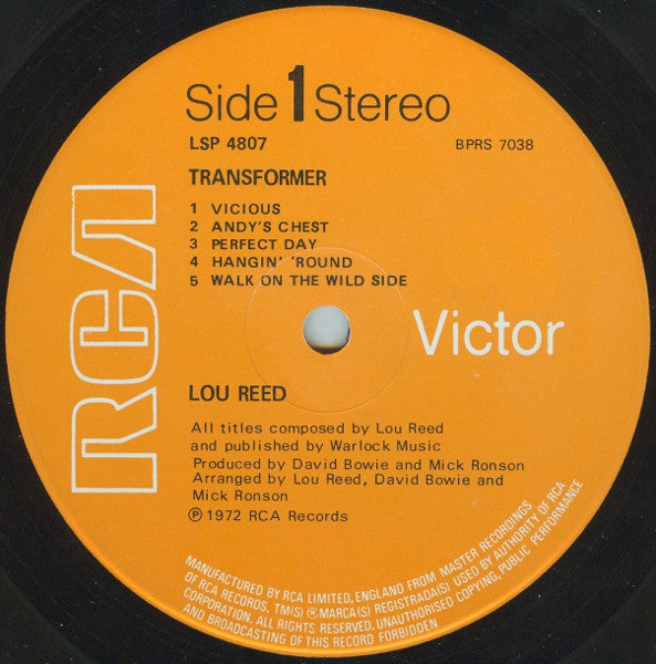 Lou Reed - Transformer (LP) - Discogs image 3