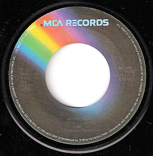 M (2) - Pop Muzik (7") - Discogs image 4