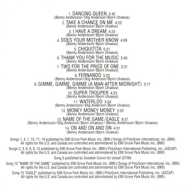 ABBA - Live (CD) - Discogs image 4