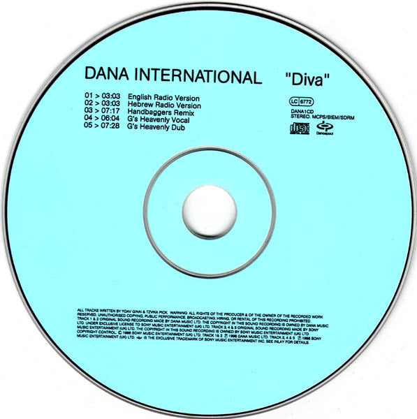 Dana International - Diva (CD) - Discogs image 4
