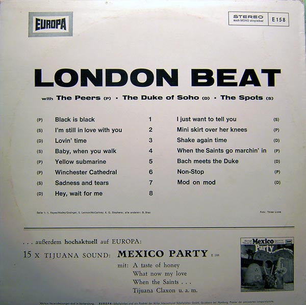 Various - London Beat (LP) - Discogs image 2