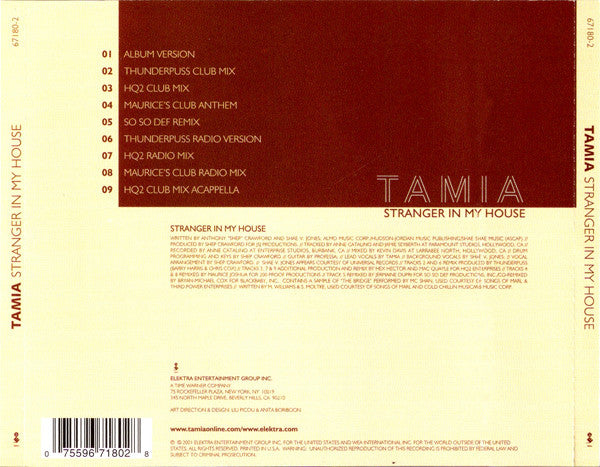 Tamia - Stranger In My House (CD) - Discogs image 2
