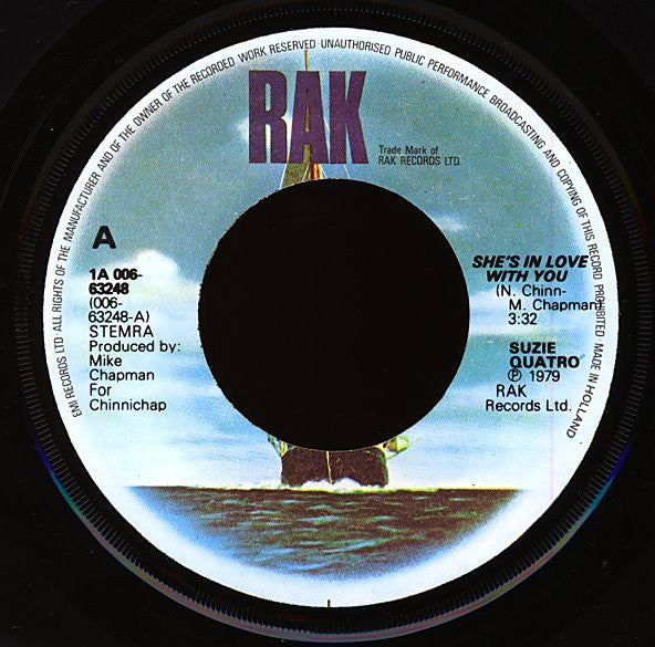 Suzi Quatro - She's In Love With You (7") - Discogs image 3