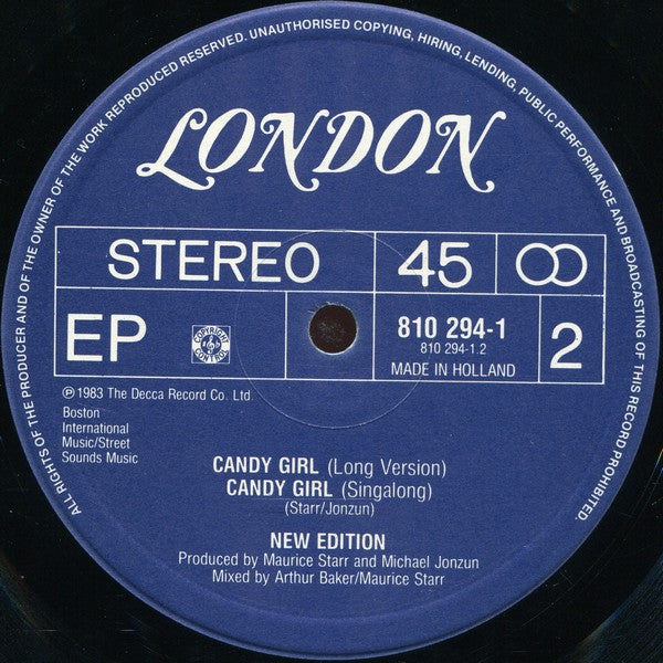 New Edition - Candy Girl (12") - Discogs image 4