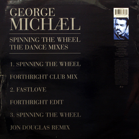 George Michael - Spinning The Wheel (The Dance Mixes) (12") - Discogs image 2