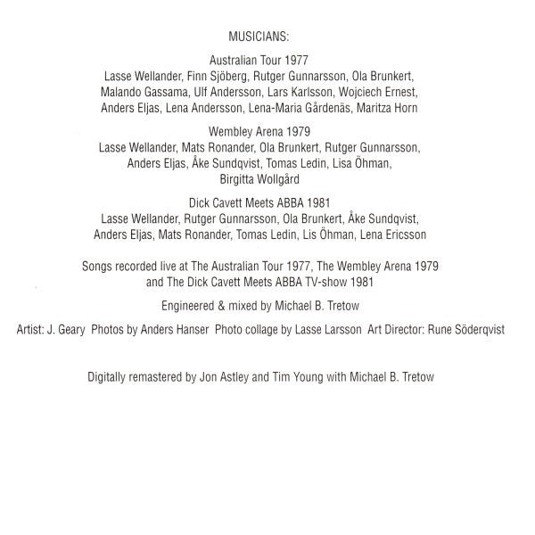 ABBA - Live (CD) - Discogs image 5