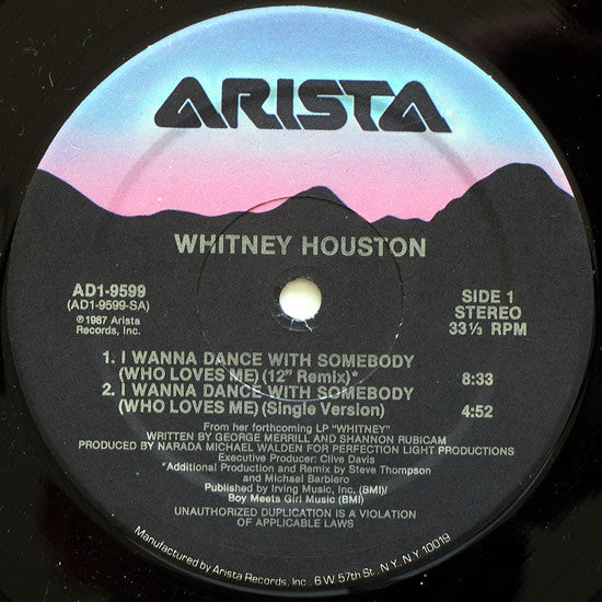 Whitney Houston - I Wanna Dance With Somebody (Who Loves Me) (12") - Discogs image 3